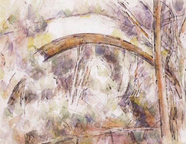 Paul Cezanne The Bridge of Trois-Sautets oil painting picture